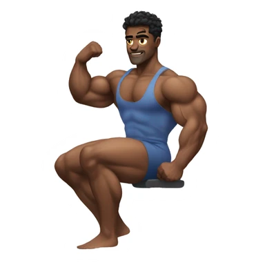 bodybuilder aesthetic sticker
