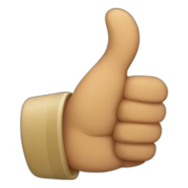 tesak thumbs up sign  sticker