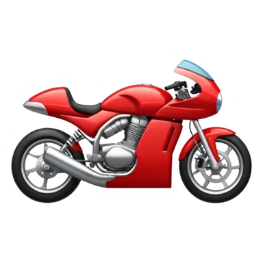 red motorcycle with out helmet sticker
