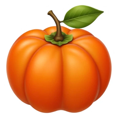 persimmon fruit sticker