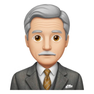 Old british vibe suit man sticker