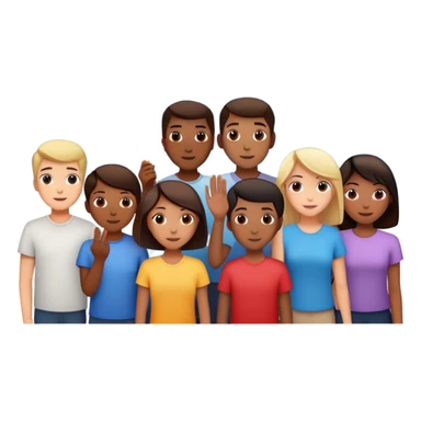 group of people watching fireworks sticker