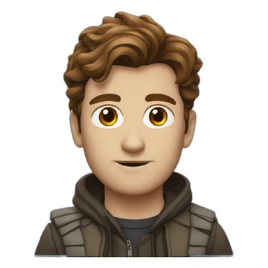 Christopher-Eccelston-short-brown-hair--DoctorWho sticker