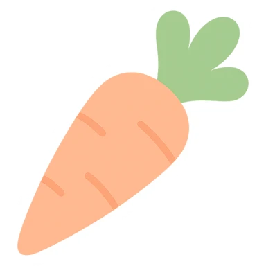 carrot pastel colors sticker