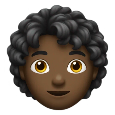Garçon noir avec des tresses sticker