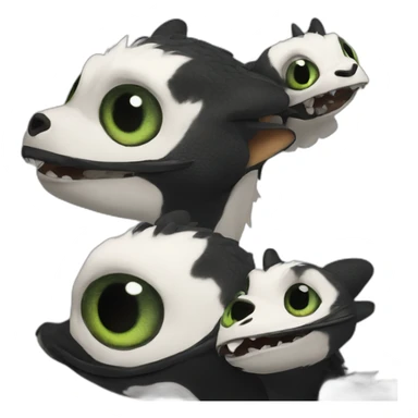 krokmou How to Train Your Dragon sticker