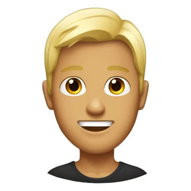 Blonde tanned boy that likes partying  sticker