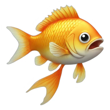 A fish with legs wearing shoes on the feet sticker