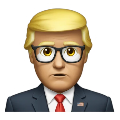 Trump in chernobyl sticker