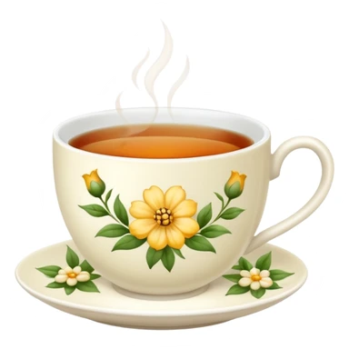 bridgerton aesthetic tea sticker