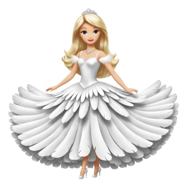 barbie swan lake sticker