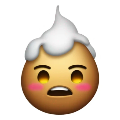 Turd with halo sticker