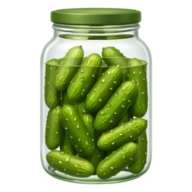 Pickle jar sticker