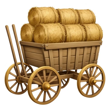 hay cart sticker