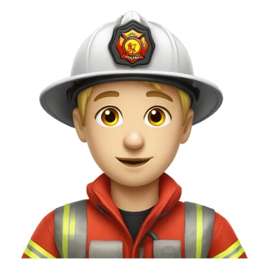 young firefighter from ukraine sticker
