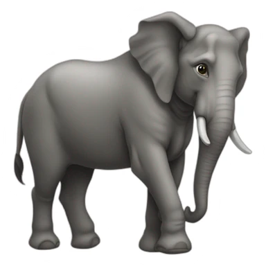Cheval sur éléphant sticker