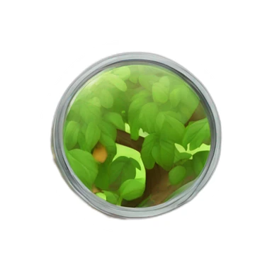 jaguar looking at a tree with a magnifying glass sticker