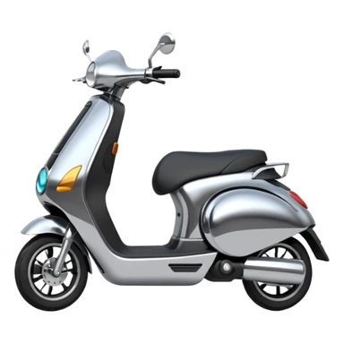 futuristic scooter sticker