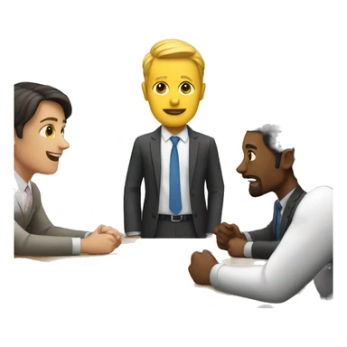 Work meeting sticker