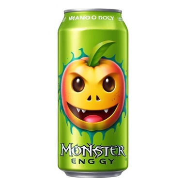 Mango Loco Monster energy drink sticker