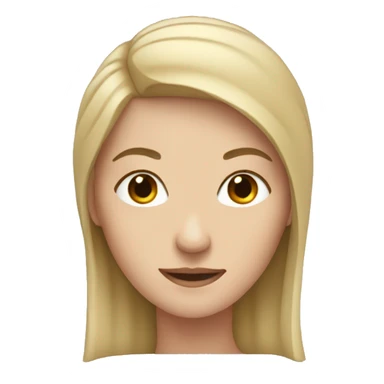 A white woman, hard to bend sticker