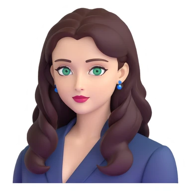 Aishwarya Rai, famous Indian actress with blue-green eyes sticker