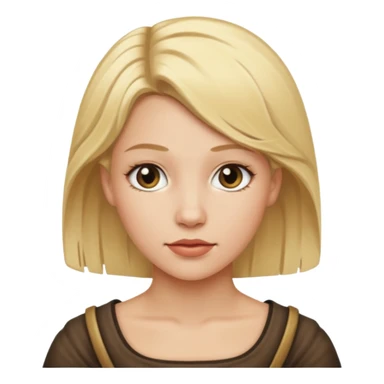 Female slave blonde hair sticker