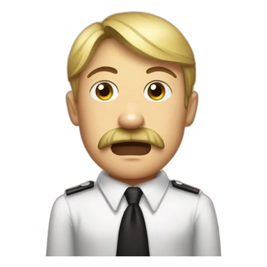 Hitler au toilette sticker