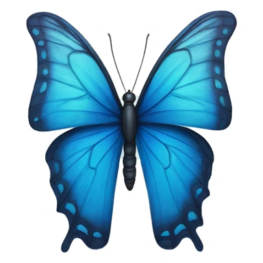 Mariposa azul  sticker
