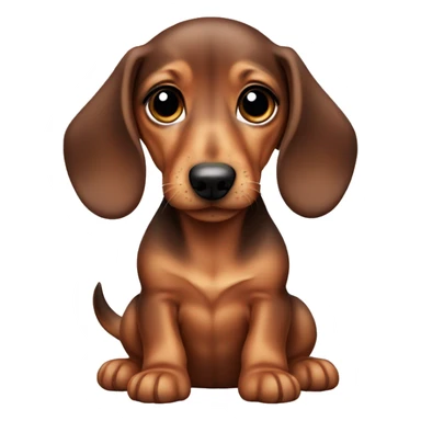 baby dashund sticker
