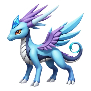 Meloetta-Zekrom-Kyurem-Dialga-Suicune-Pteromon-hybrid sticker