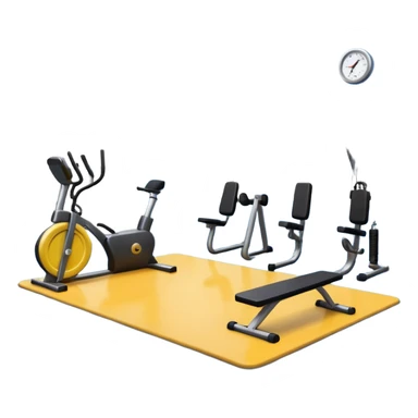 training gym sticker