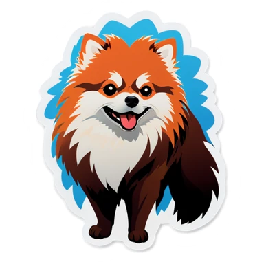 Spitz sticker