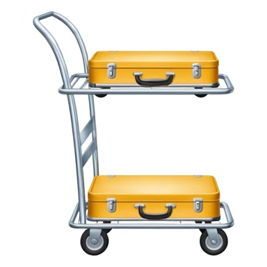 luggage cart sticker