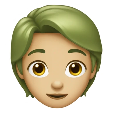 Olive green now sticker