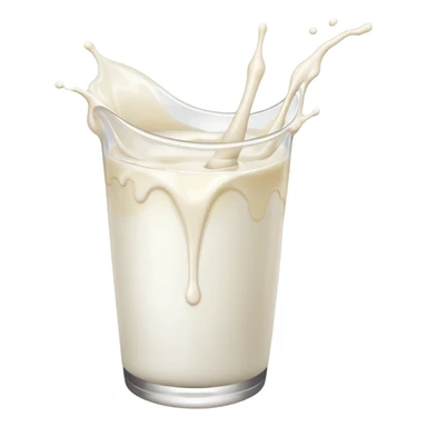 Milk splash sticker
