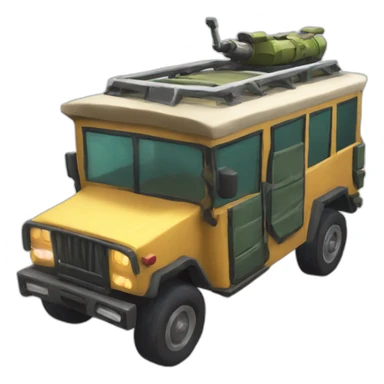 Fornite battlebus sticker