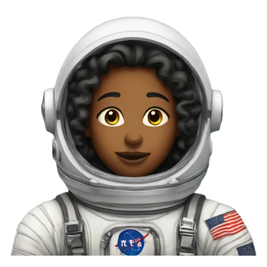 Stacey into an astronaut sticker