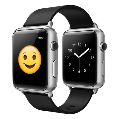 smartwach sin emojis simple minimalista y chulo sticker