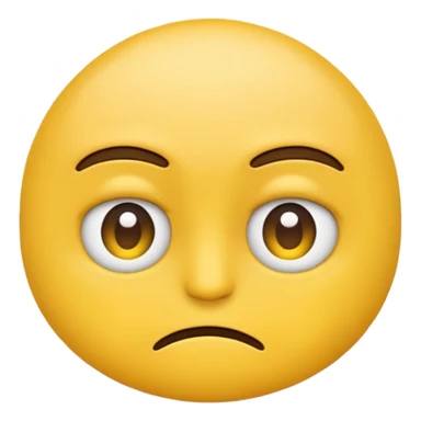 Emoji com cara de desprezo sticker