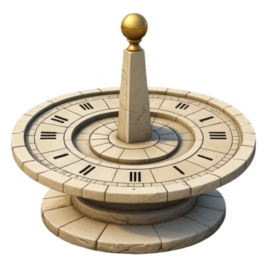 Sundial sticker