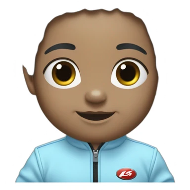 baby blue hyundai i20N sticker