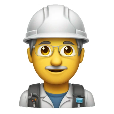 un ingeniero informatico programando  sticker