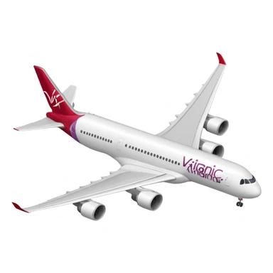 A virgin Atlantic a350-1000 sticker