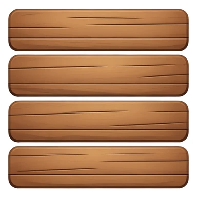 wood plank that has no holes in it.  sticker