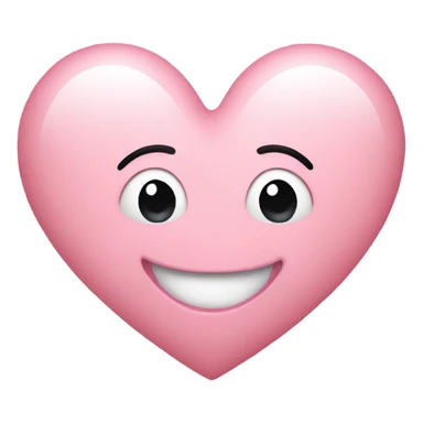 light pink heart smiling cute sticker