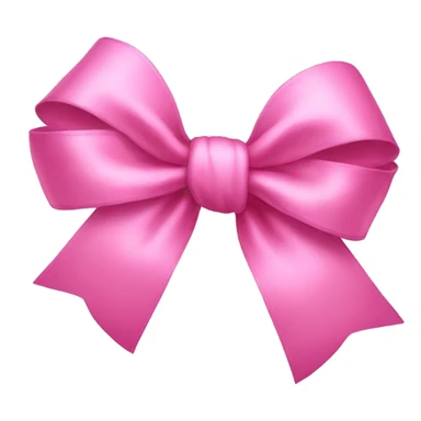 Pink bow sticker