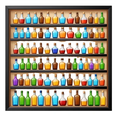 Alcohol store sticker