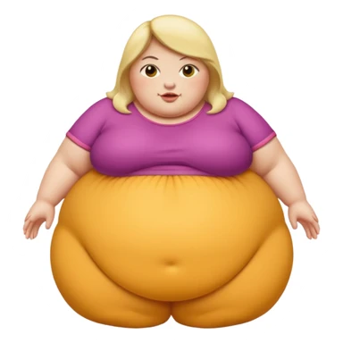 Fattest lady ever sticker