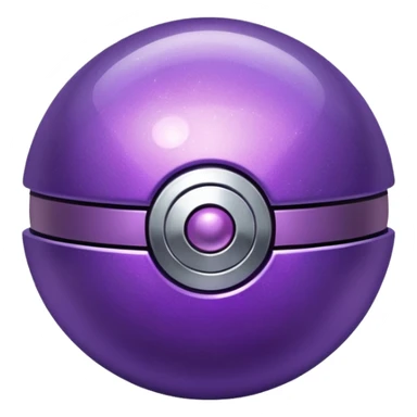 glitter purple marvel pokebola sticker